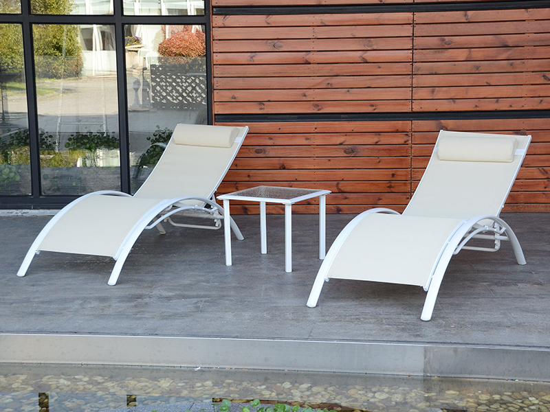 Ulko Sun Lounger, Mesh Lounge -tuoli YQ-TB-426C