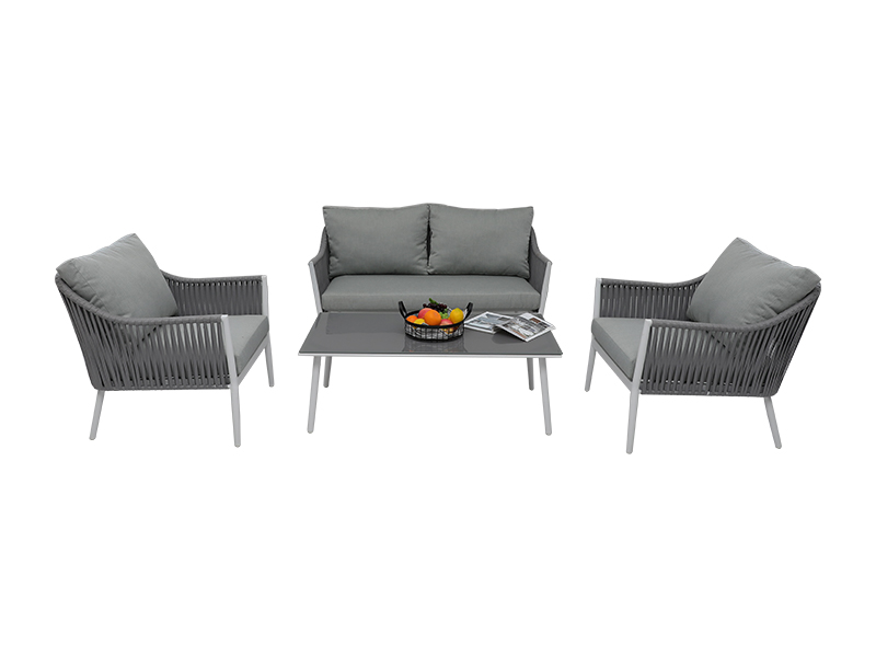 Patio ulkona hihnan puutarha-sohva vapaa-ajan huonekalut YQC-2782