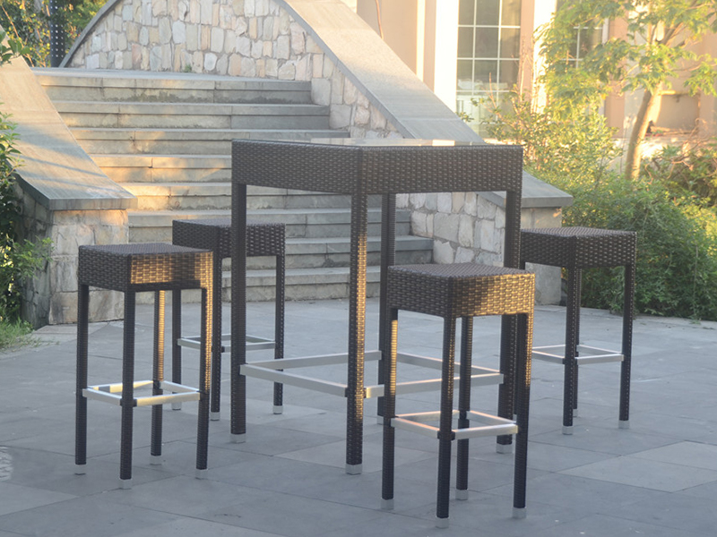 Rattan-ruokailusetti YQR-465