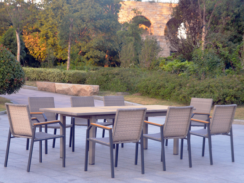 Rattan-ruokailusetti YQR-482