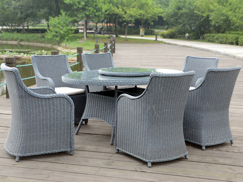 Rattan-ruokailusetti YQR-497a