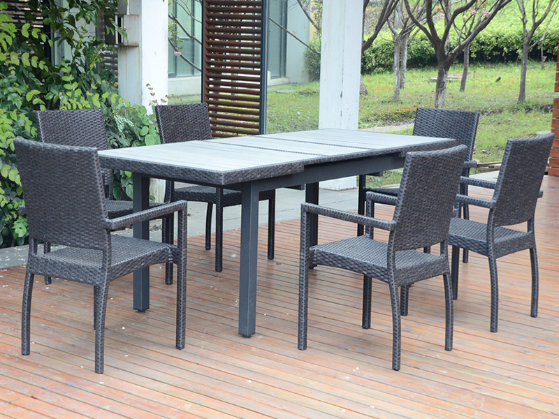 Rattan-ruokailusetti YQR-502