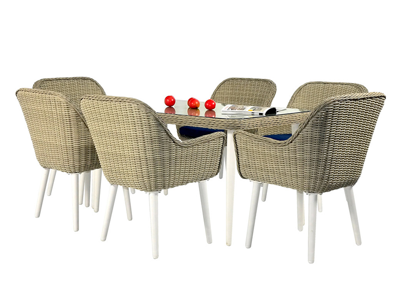 Rattan-ruokailusetti YQR-706